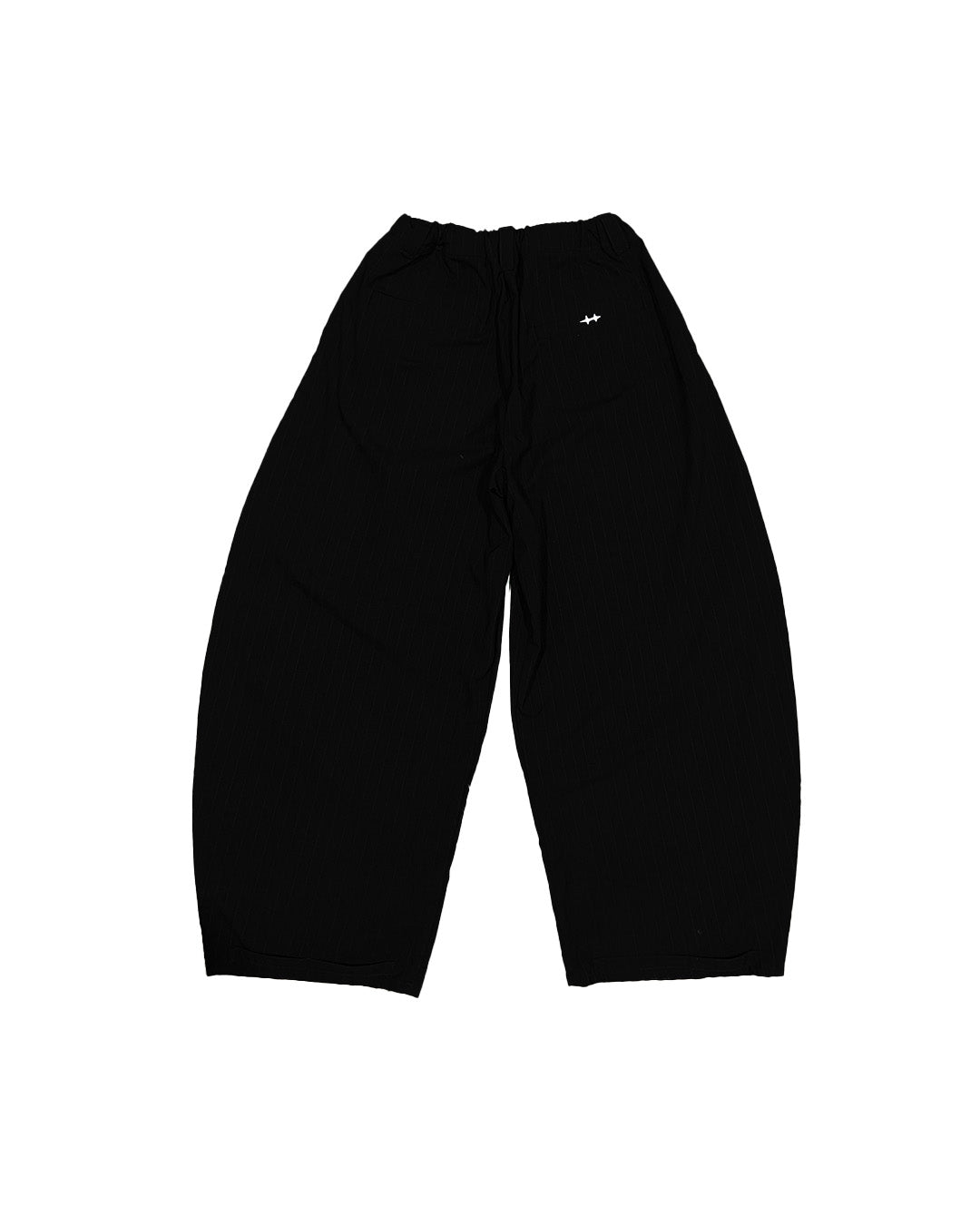 HIKARI TAILORED BAGGY BLACK PANTS