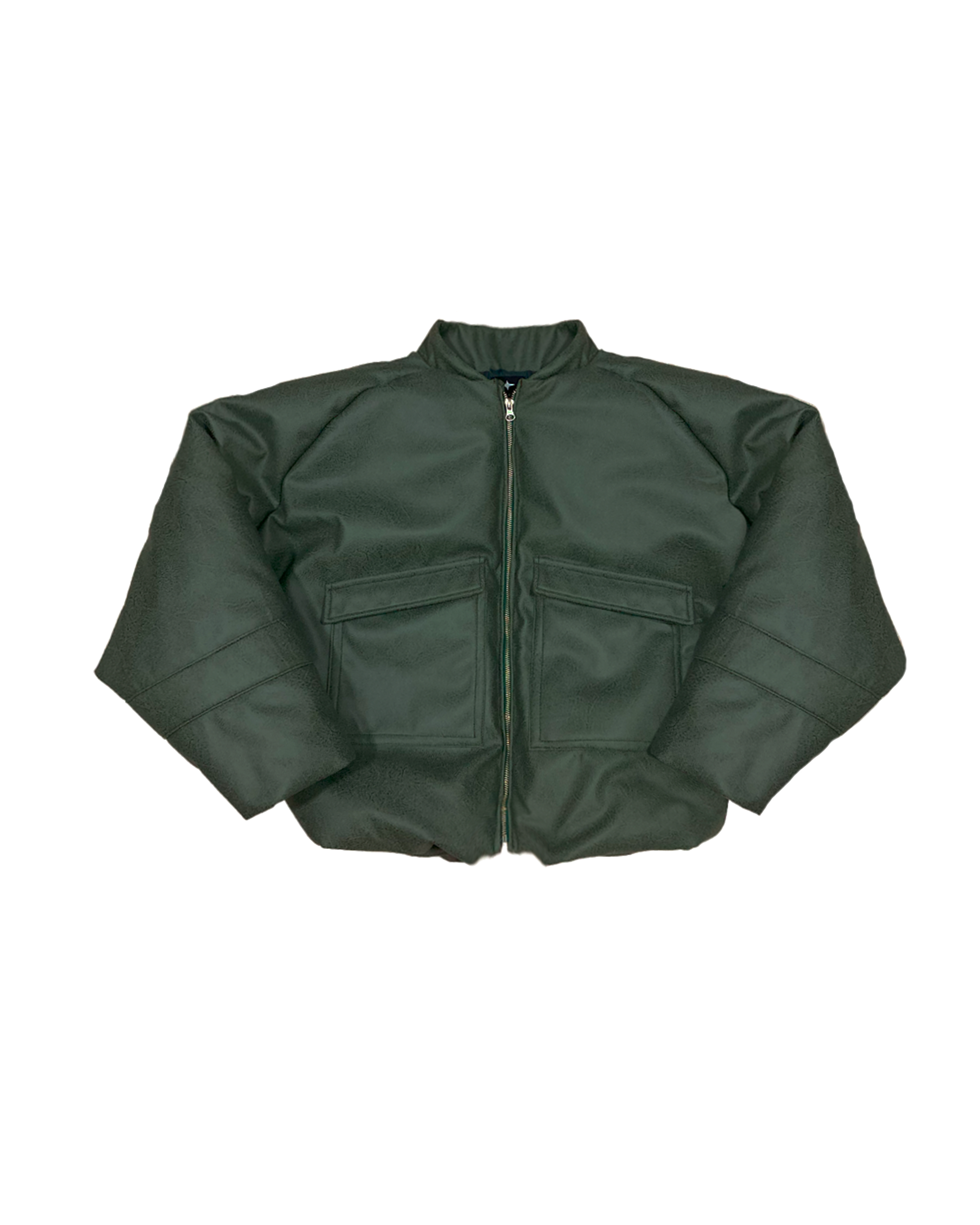 HIKARI CRACKED GREEN JACKET