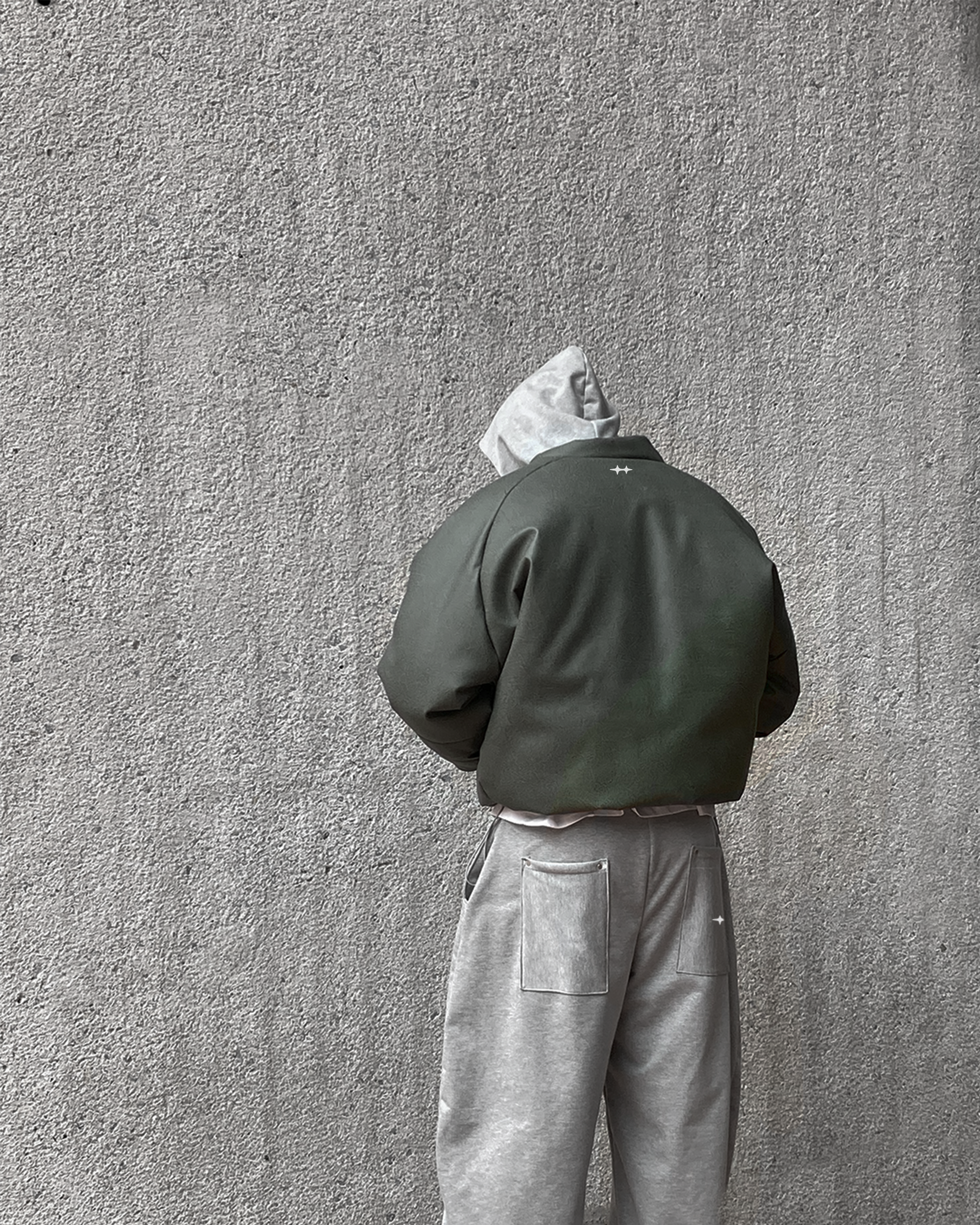 HIKARI CRACKED GREEN JACKET