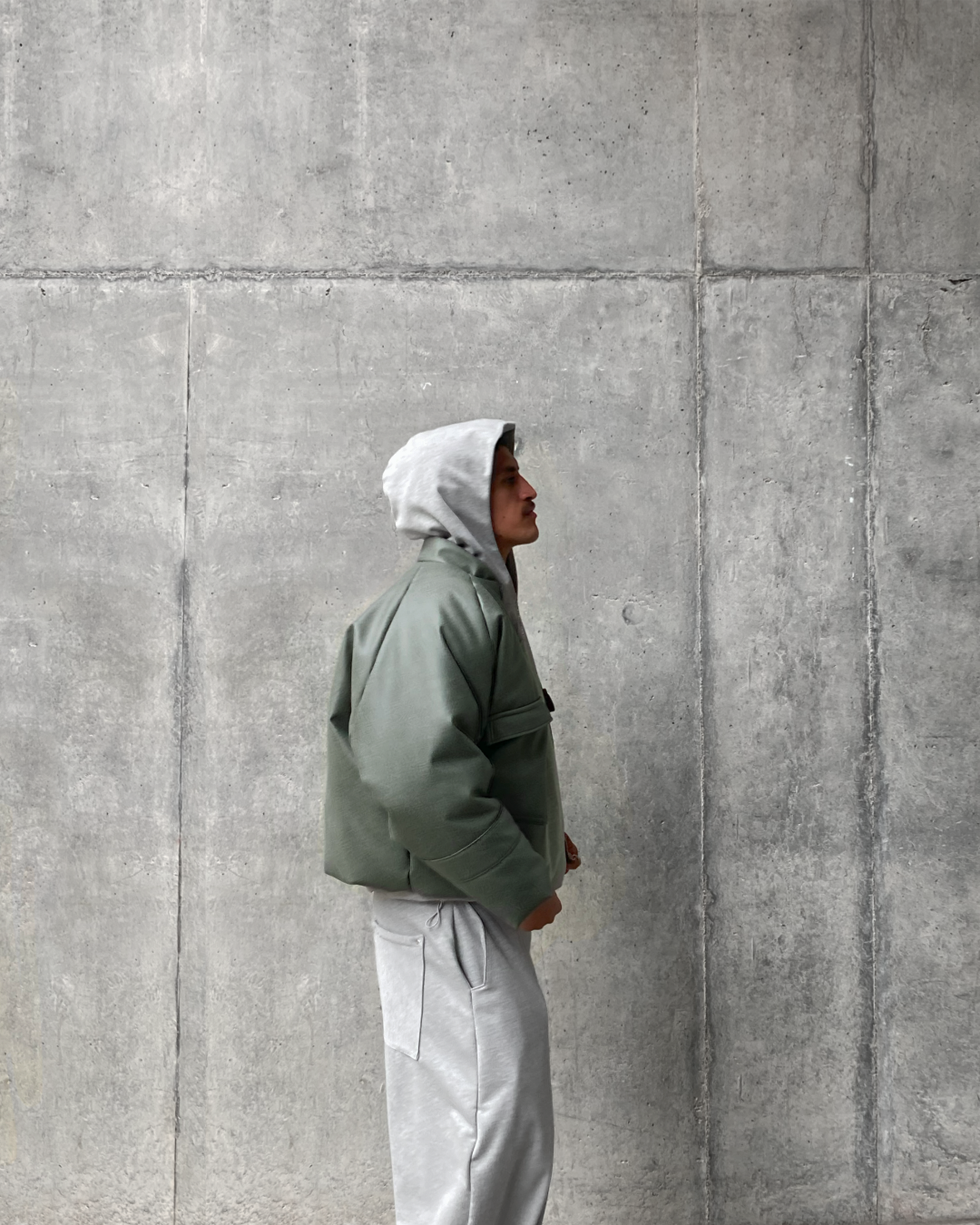 HIKARI CRACKED GREEN JACKET