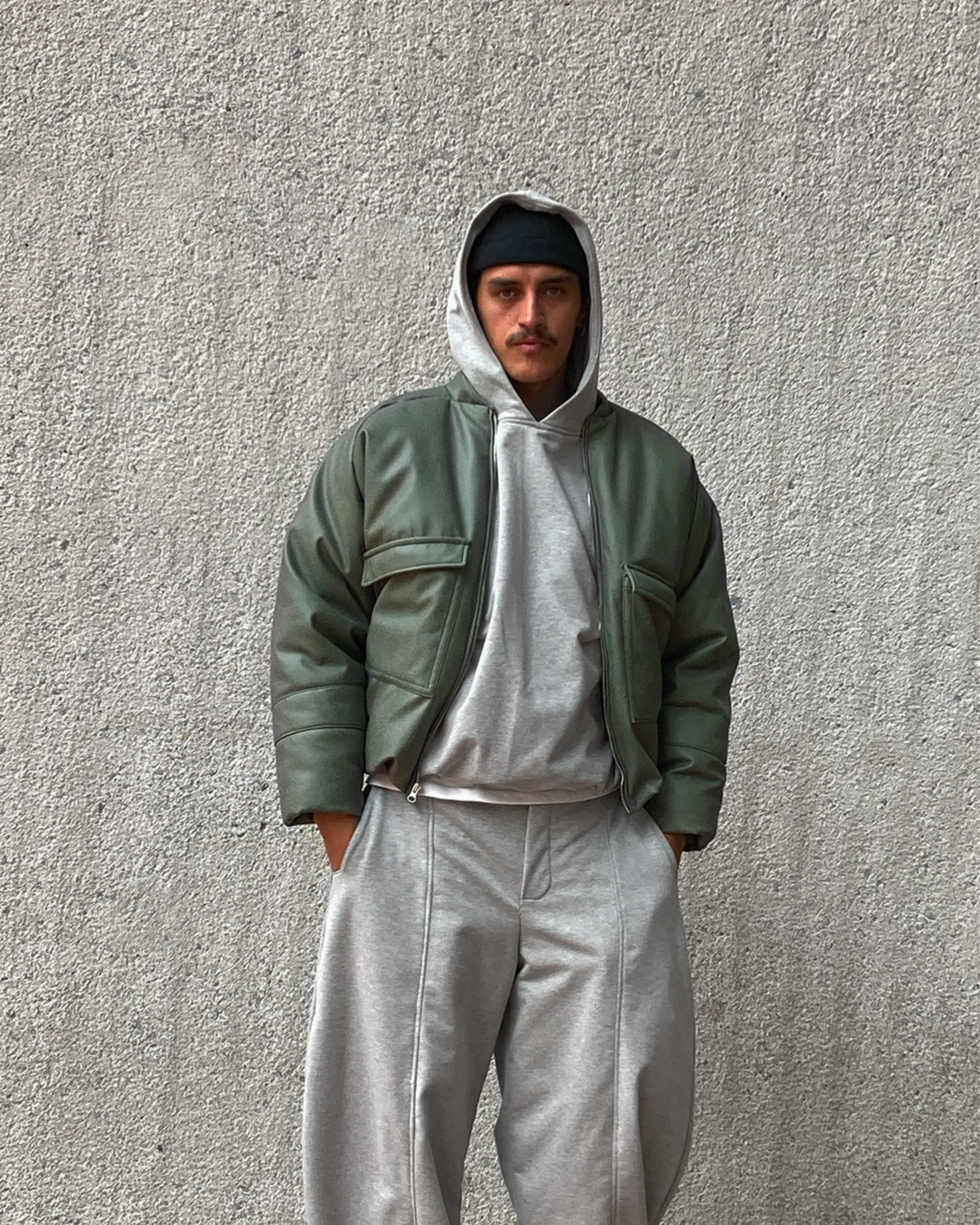 HIKARI CRACKED GREEN JACKET