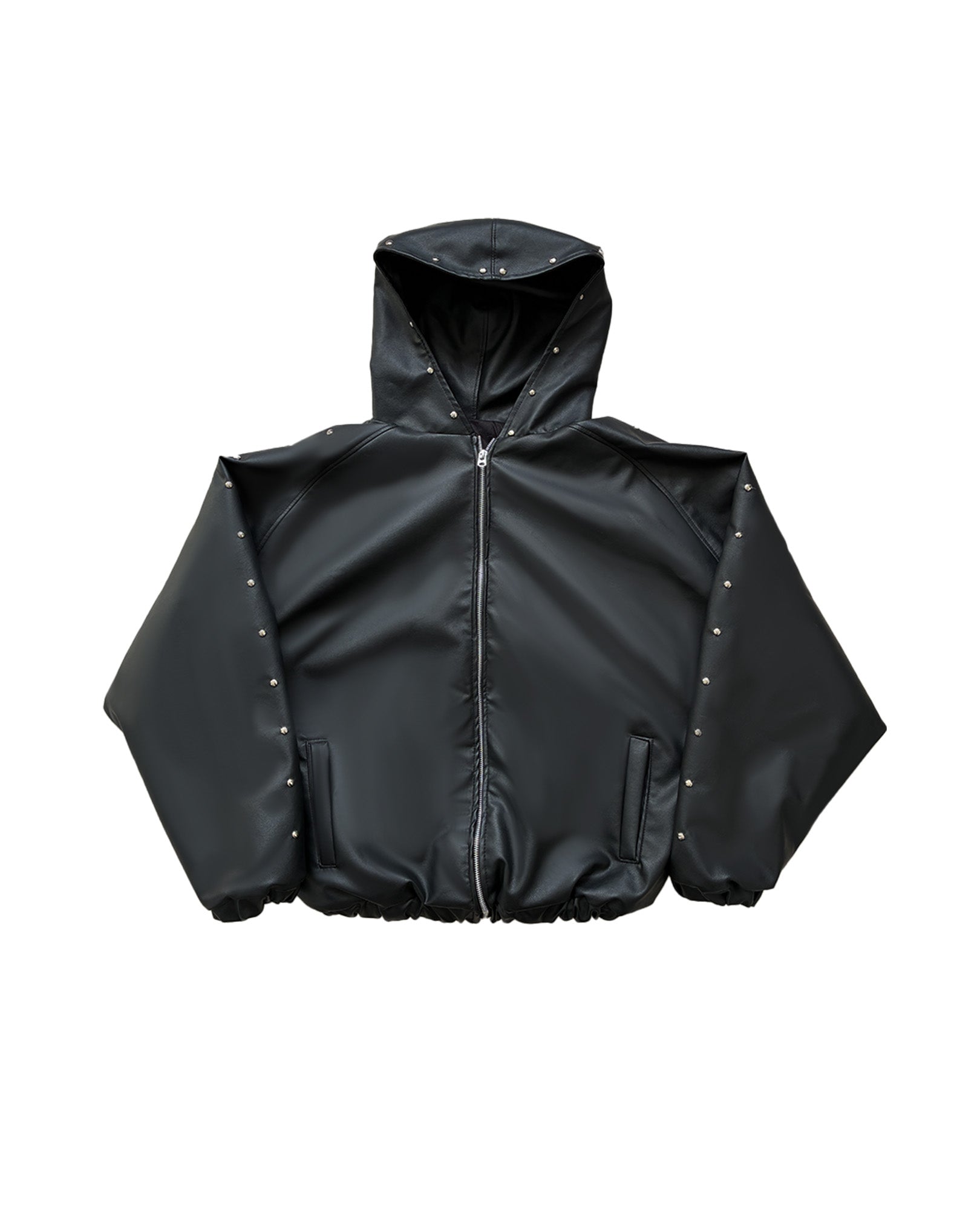 HIKARI LEATHER IRON HOODIE