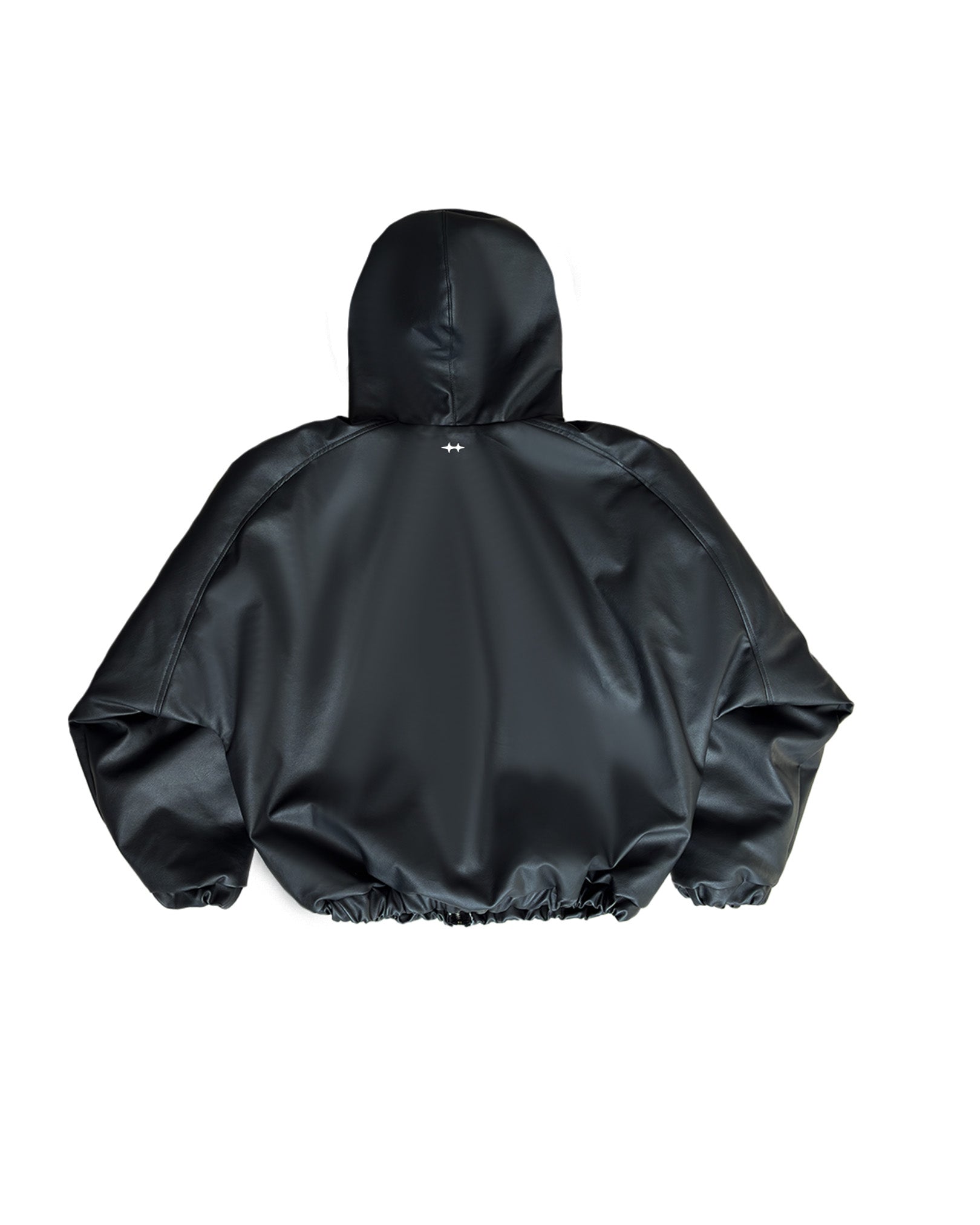 HIKARI LEATHER IRON HOODIE