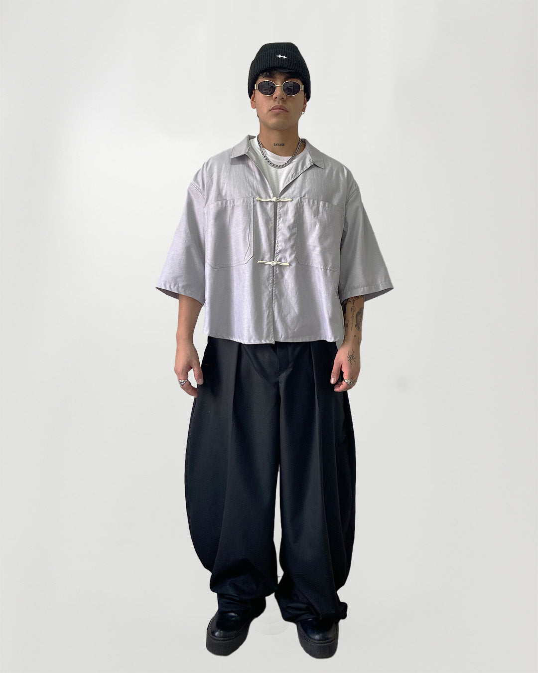 HIKARI TAILORED SUPER BAGGY PANTS