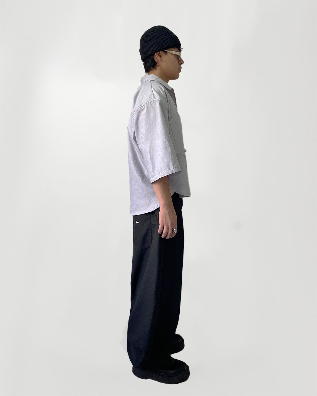 HIKARI TAILORED SUPER BAGGY PANTS