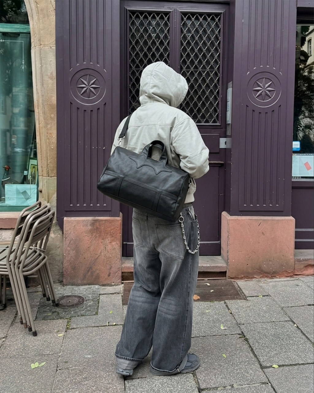 HIKARI LEATHER MAXI BAG