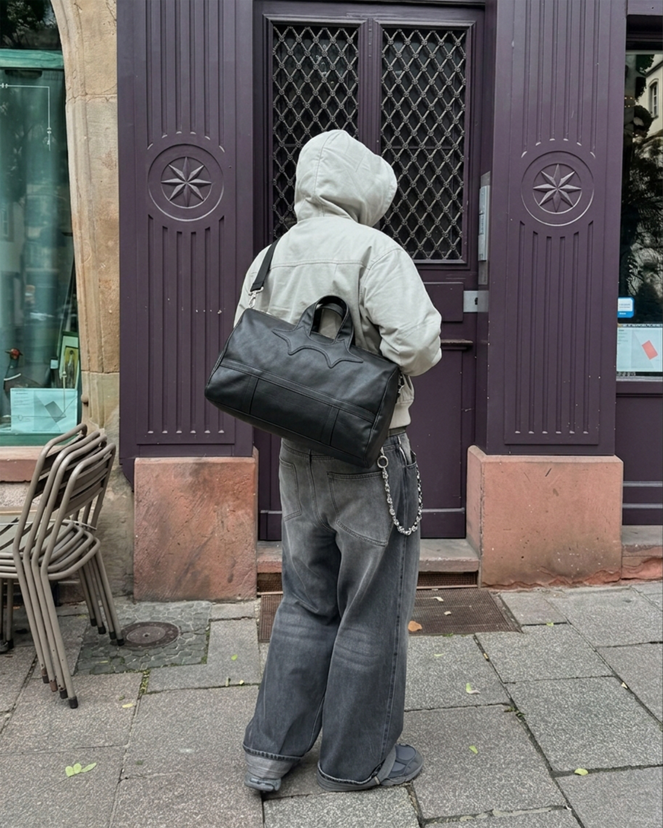 HIKARI LEATHER MAXI BAG