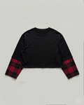 HIKARI RED-BLACK T SHIRT